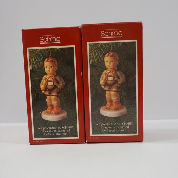 Lot of 2 1983 Schmid Hark the Herald Angel 1st Edition Ornament - Picture 1 of 8